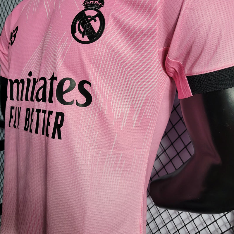 CAMISA DO REAL MADRID 22/23 PINK VERSÃO PLAYER