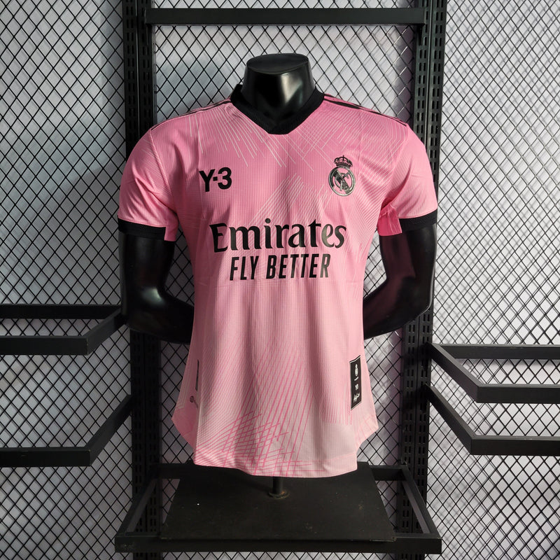 CAMISA DO REAL MADRID 22/23 PINK VERSÃO PLAYER